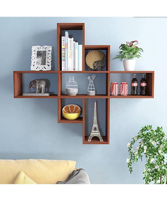Kệ sách trang trí 21.4 - Gỗ MDF (DxRxC) 1000 x 200 x 1000 mm Kệ sách trang trí 21.4 - Gỗ MDF (DxRxC) 1000 x 200 x 1000 mm